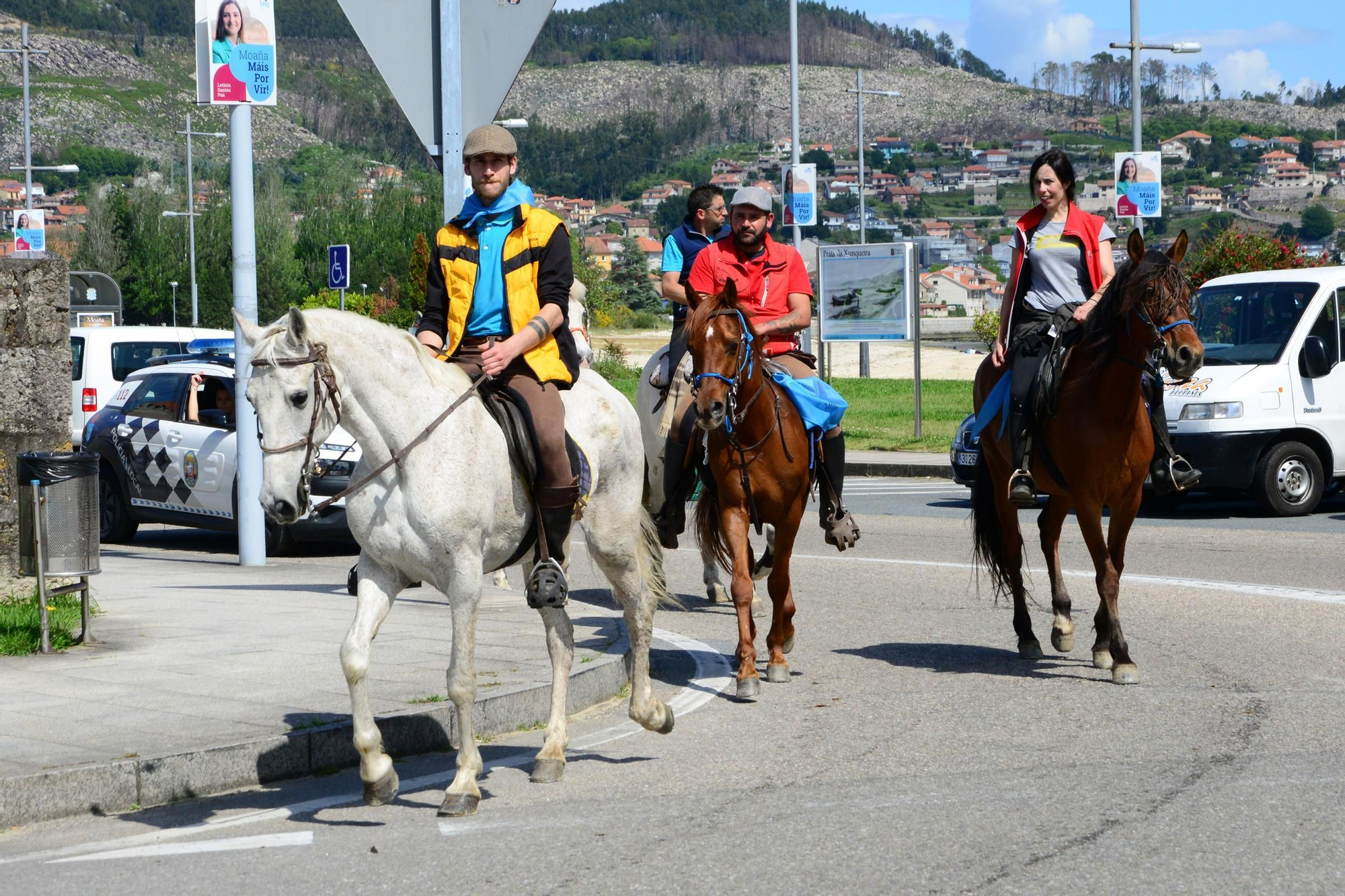 Más de 200 jinetes en la Xuntaza Cabalar de Moaña