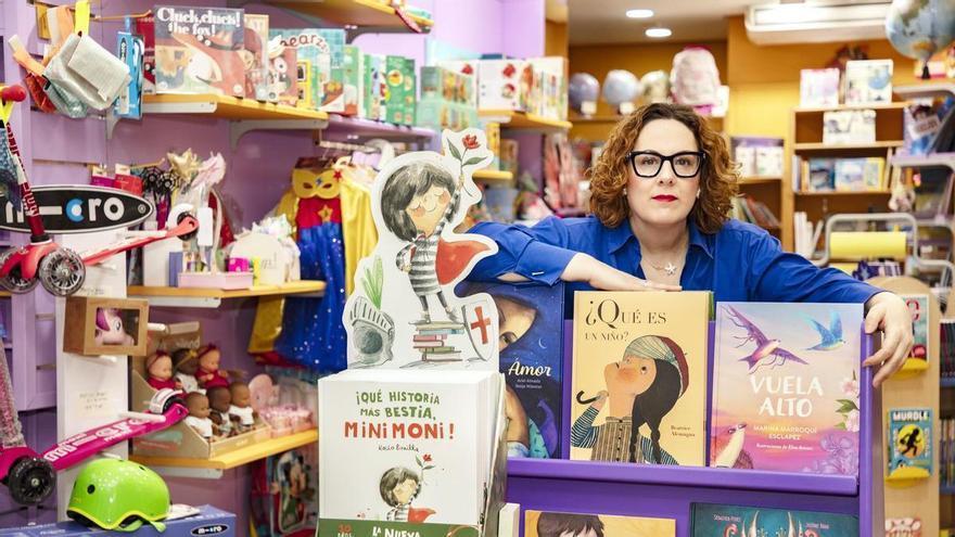 Ana Sánchez, propietaria de la librería Educania: "Si entrab