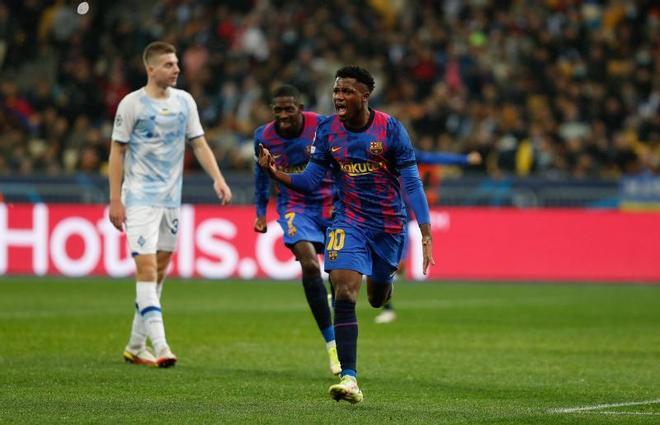 ¡Pura rabia! Así fue la celebración del gol de Ansu Fati