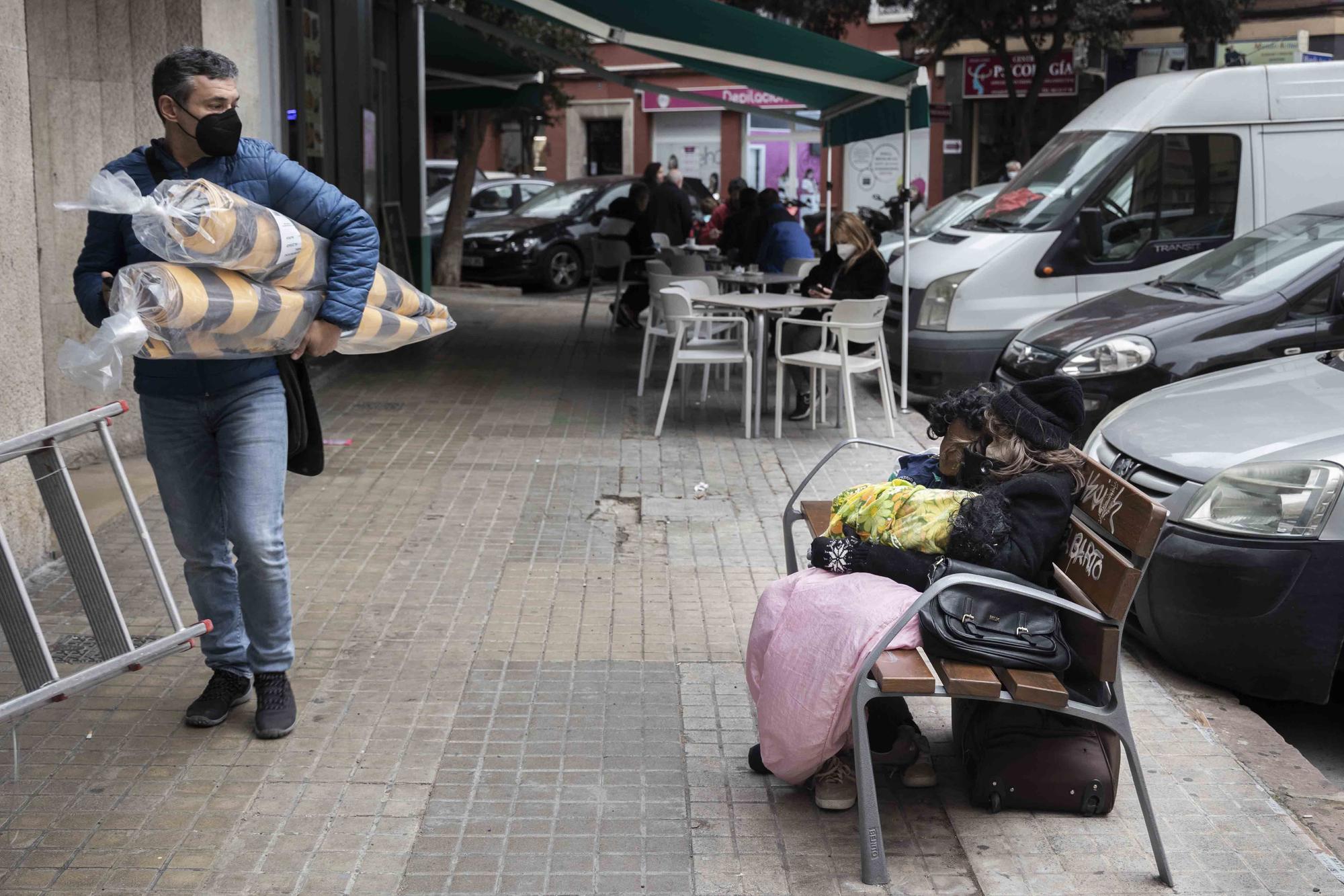 La falla "deslocalizada" sobre sinhogarismo que sorprende en Arrancapins