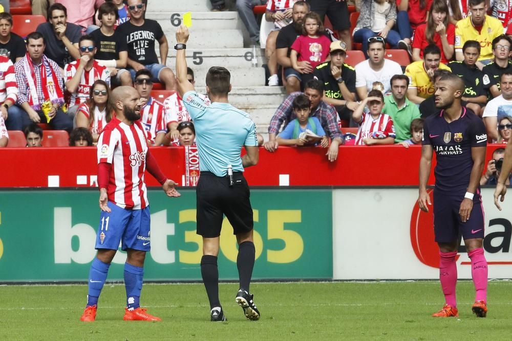 Partido Sporting de Gijón - F. C. Barcelona