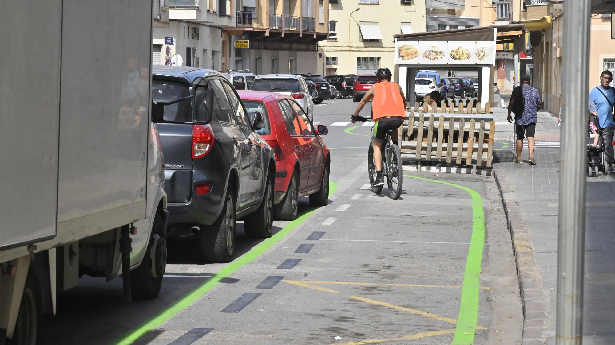 El trazado sinuoso del carril bici de Burriana del que todo el mundo habla