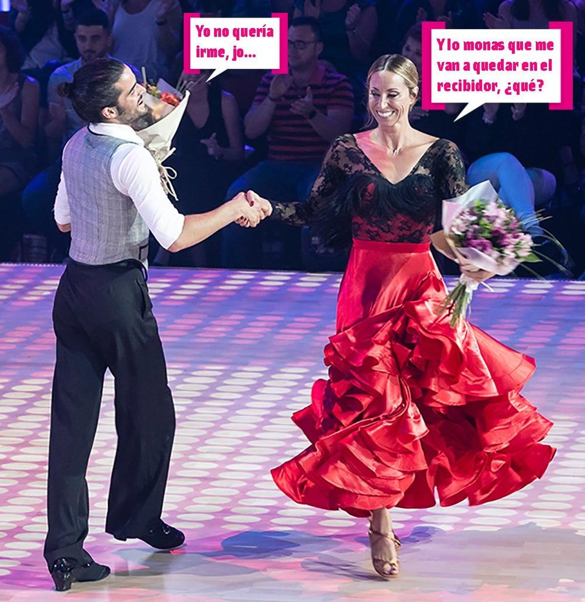 Gemma Mengual y Abel, sextos expulsados de 'Bailando con las estrellas'