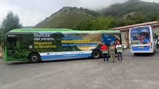 El Principado presenta los buses lanzadera para el parque natural de Redes
