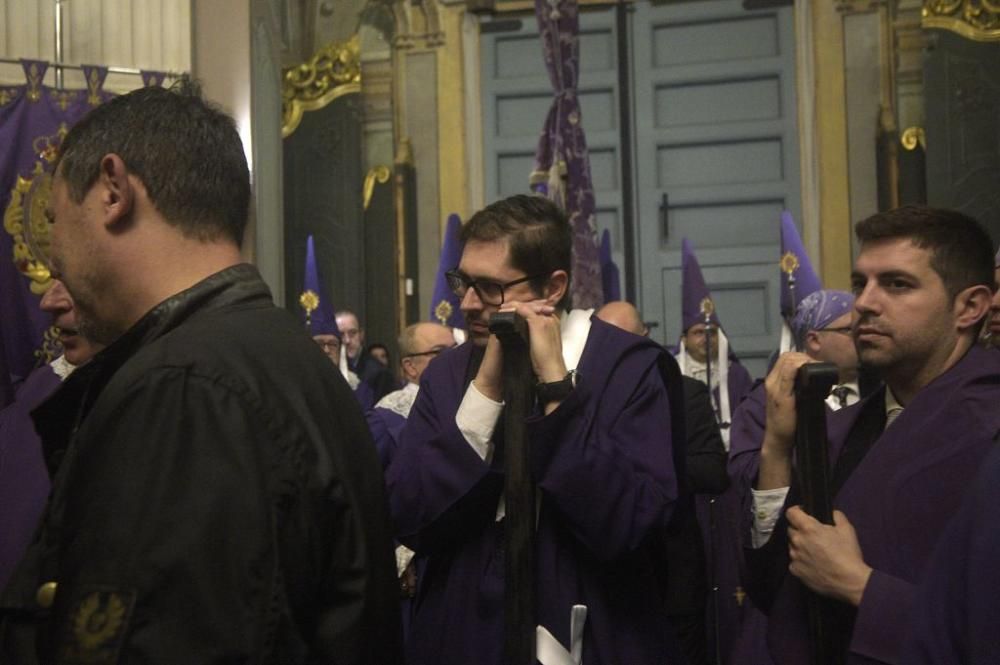 Murcia se queda sin la procesión de los 'salzillos' por la lluvia