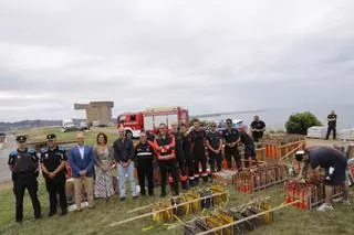 Así se prepara la Noche de los Fuegos de Gijón (en imágenes)