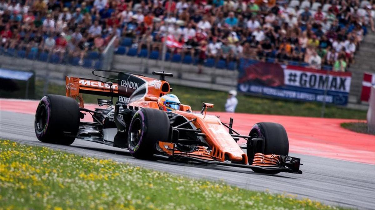 Fernando Alonso, con el McLaren