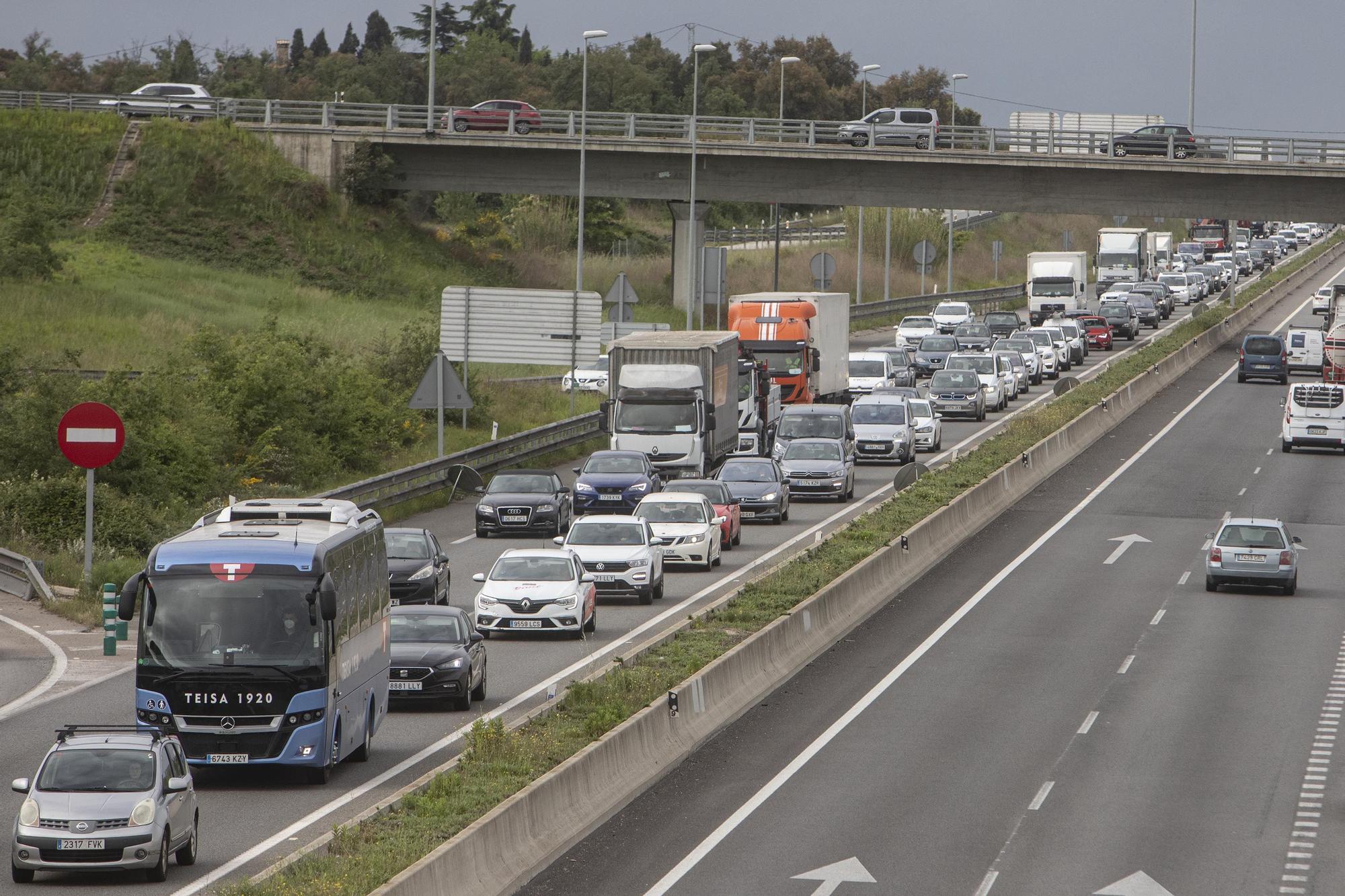 Cues quilomètriques a l'A-2.