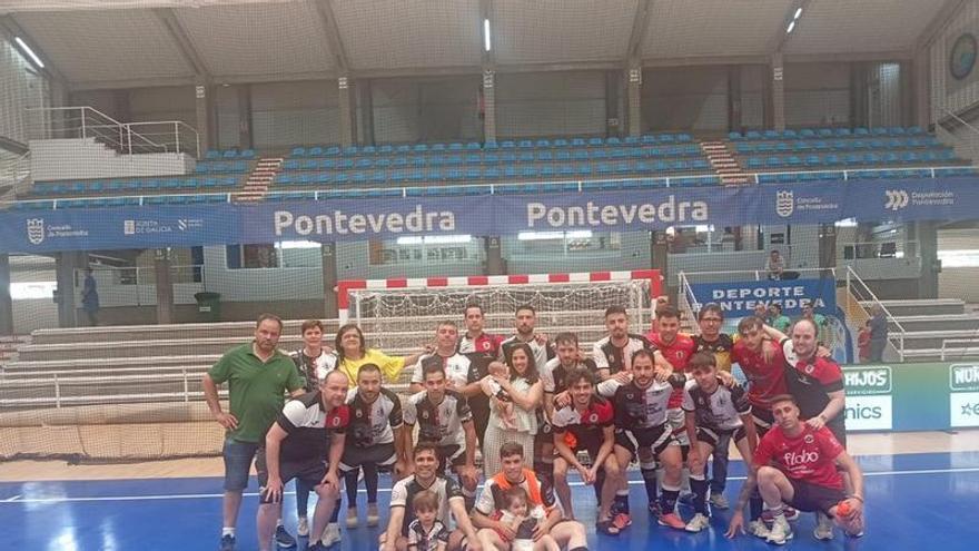 El Grupo López Bolaños dice adiós al ascenso a Segunda tras empatar  en Pontevedra (5-5)