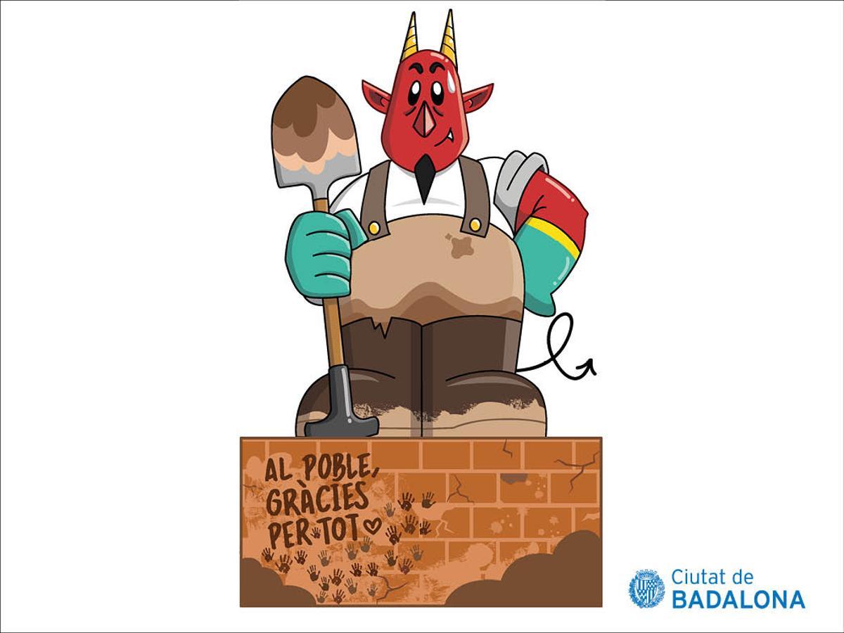 'Dimoni' de las Festes de Maig 2025 de Badalona