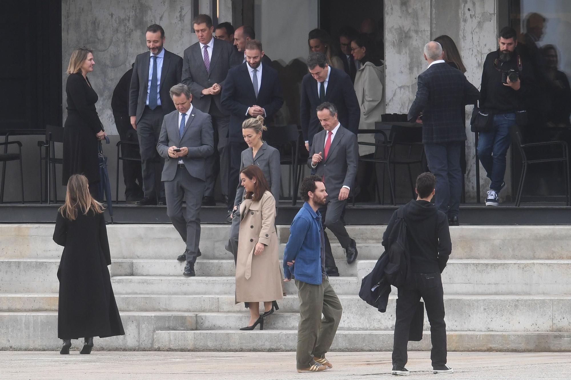 Las imágenes de la presentación de última exposición presentada por Marta Ortega en A Coruña