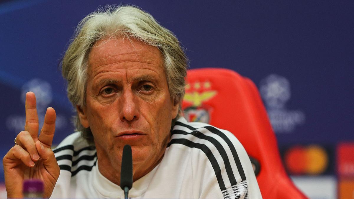 Jorge Jesus, en rueda de prensa