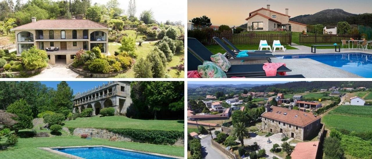 Estas son las cuatro mansiones gallegas más caras que están disponibles para alquilar en el mes de julio.