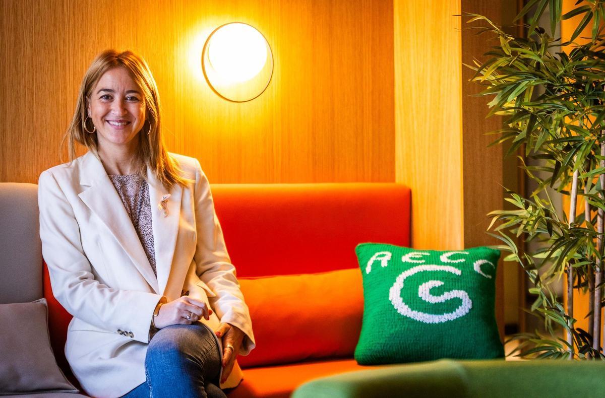 Almudena Puchades, superviviente del cáncer de mama.