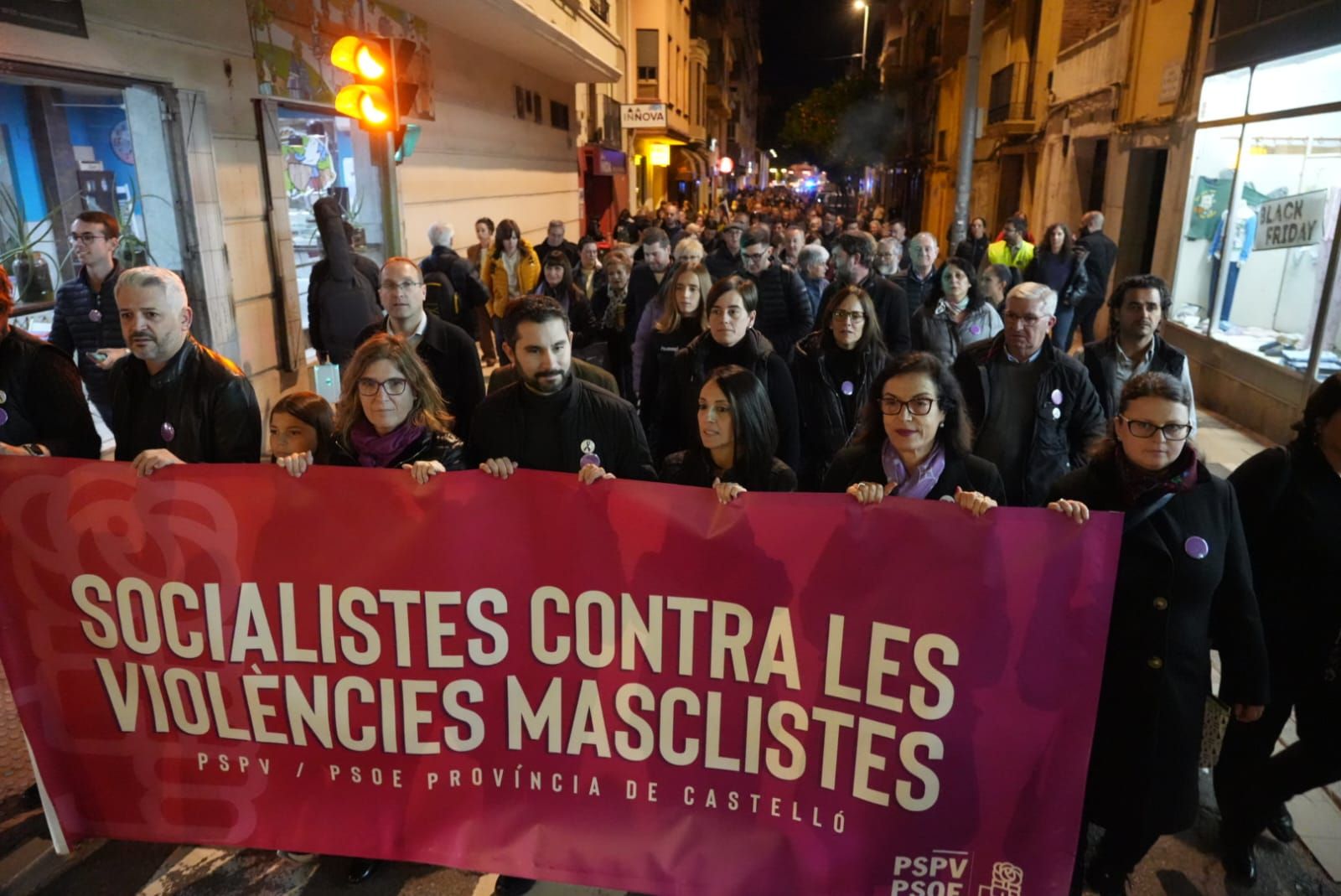 25-N en Castellón: La provincia clama contra la violencia machista. Imagen de Castelló