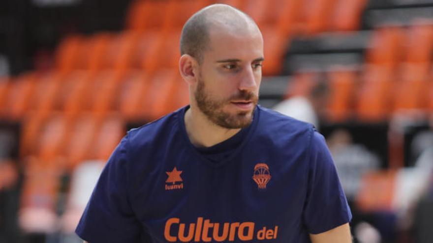 Quino Colom, durante un entrenamiento.