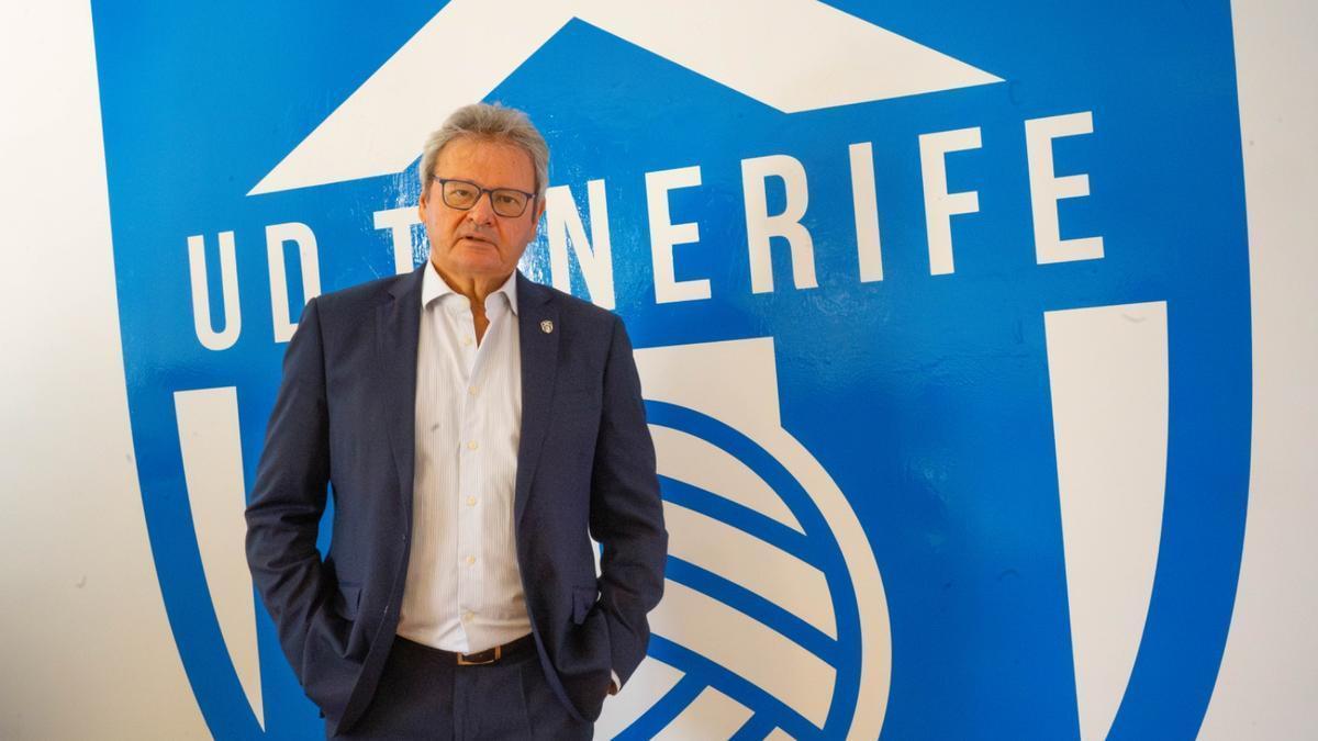 Sergio Batista, presidente de la UD Costa Adeje.