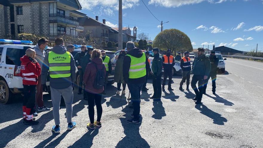 Organización del dispositivo, este domingo por la mañana.