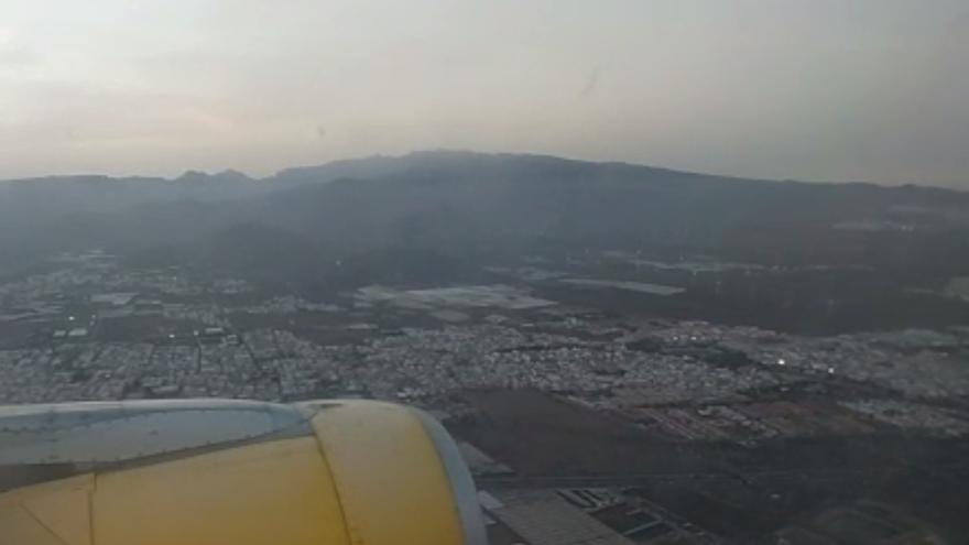 Un avión aterriza en Gran Canaria