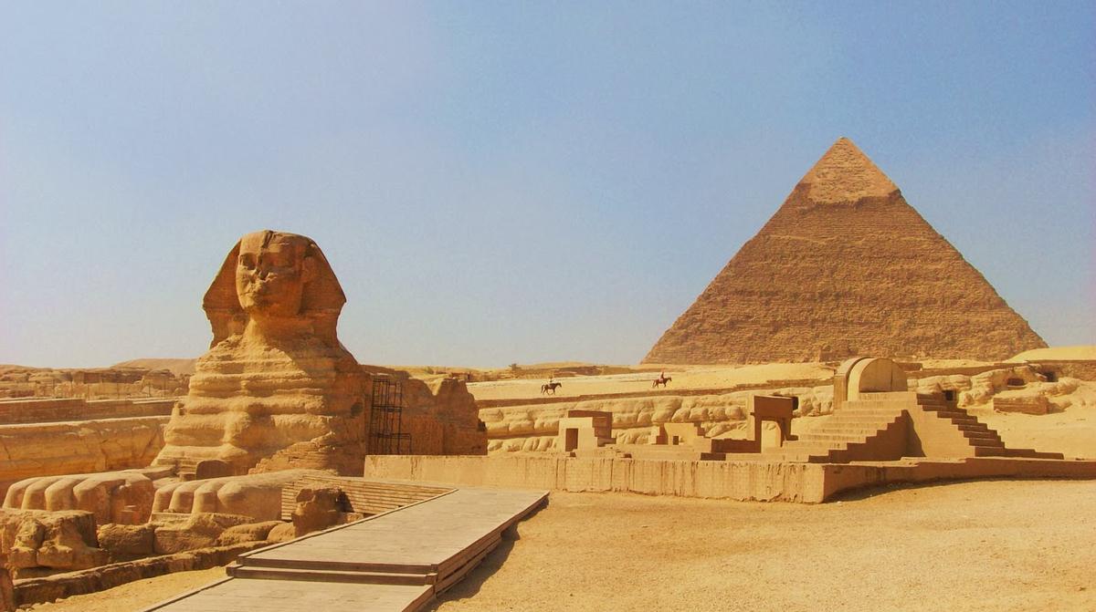 Las pirámides son imprescindibles en Egipto.