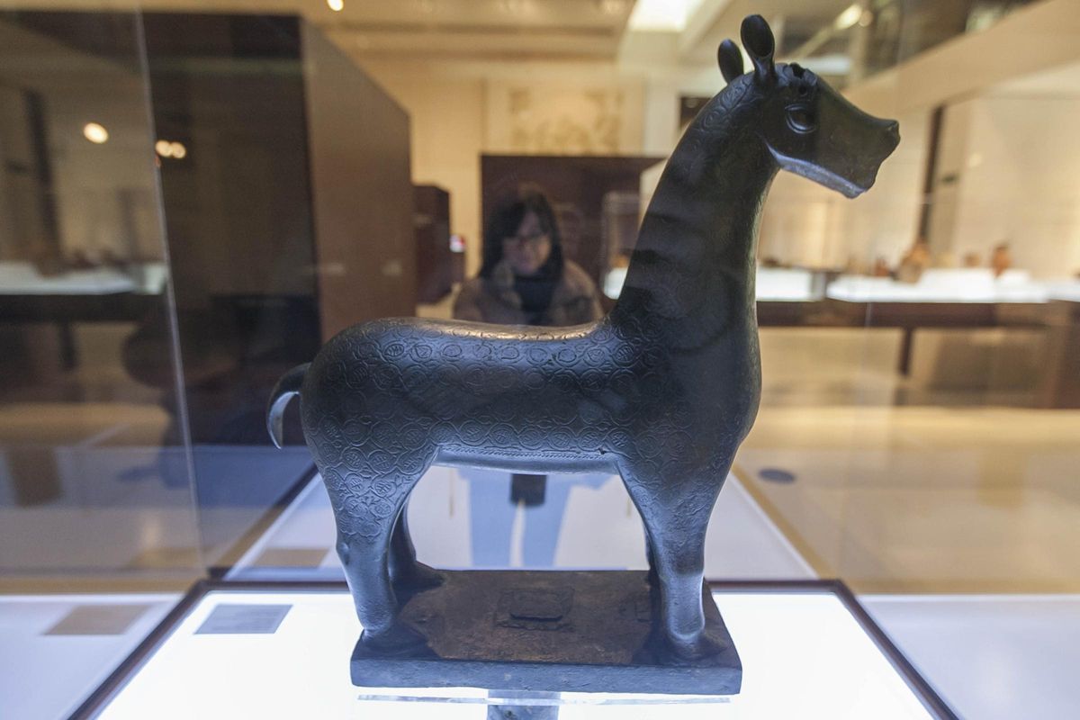 Cervatillo de bronce, del museo Medina Azahara