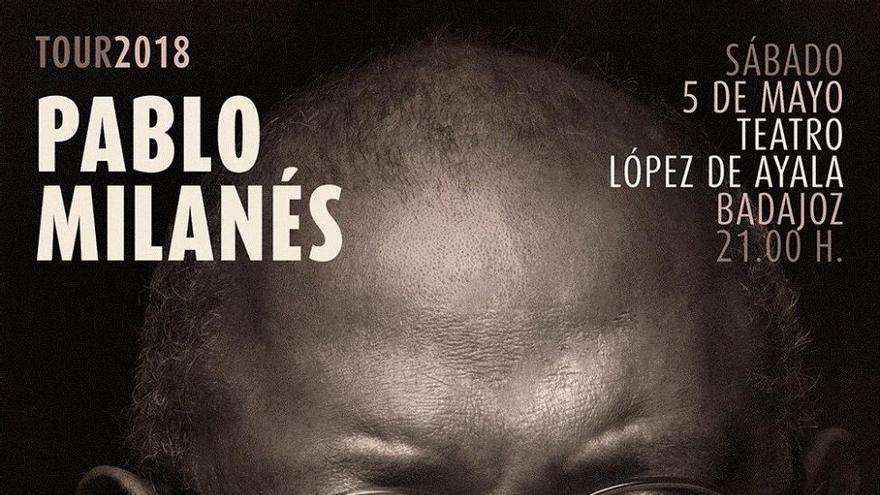 Pablo Milanés ofrece un concierto el 5 de mayo en el López de Ayala de Badajoz