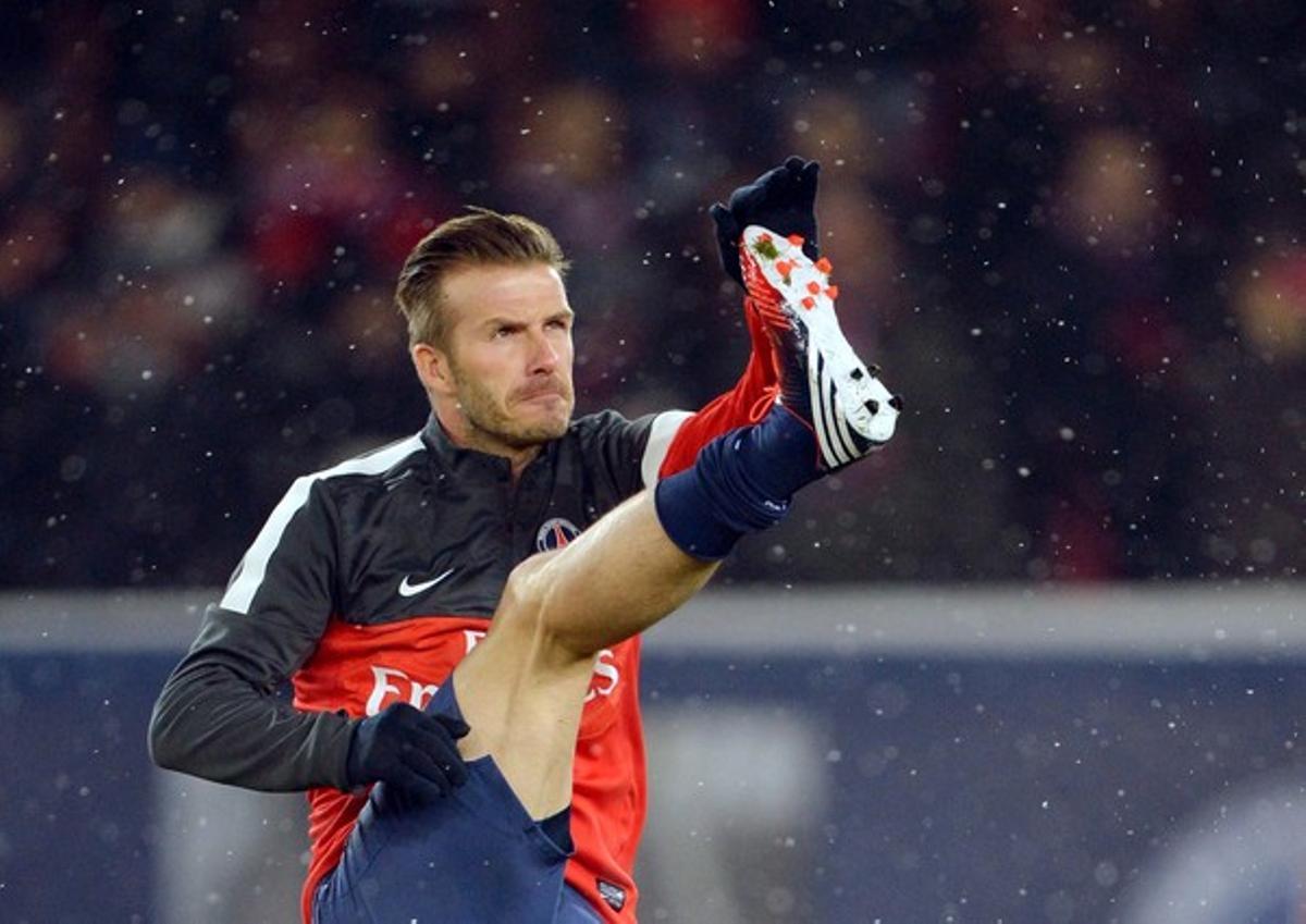 Así fue el debut de Beckham con el PSG