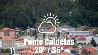 El tiempo en Ponte Caldelas: previsión meteorológica para hoy, martes 18 de agosto