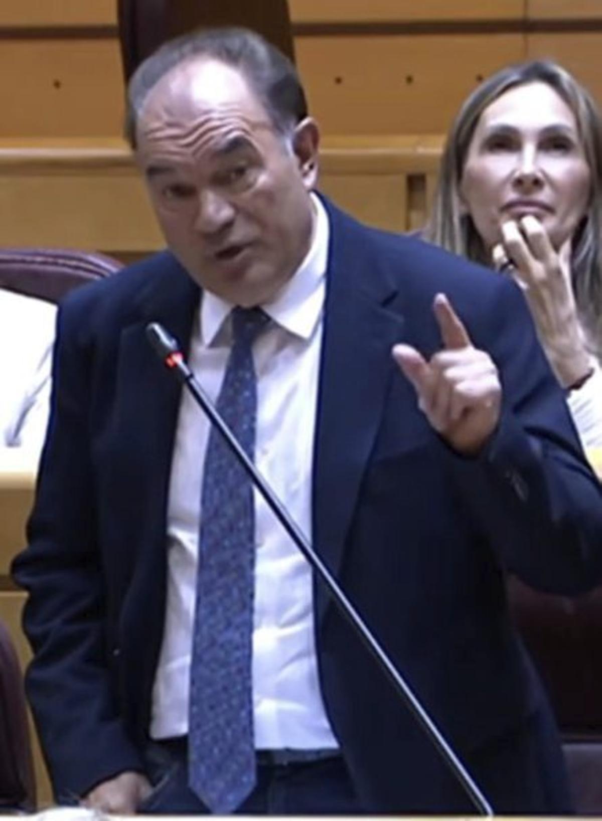 José Crespo en el Senado.