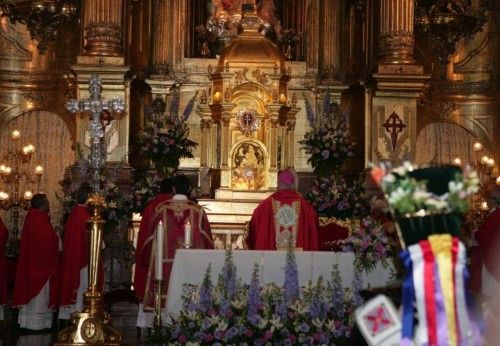 Misa con motivo de las fiestas de Caravaca