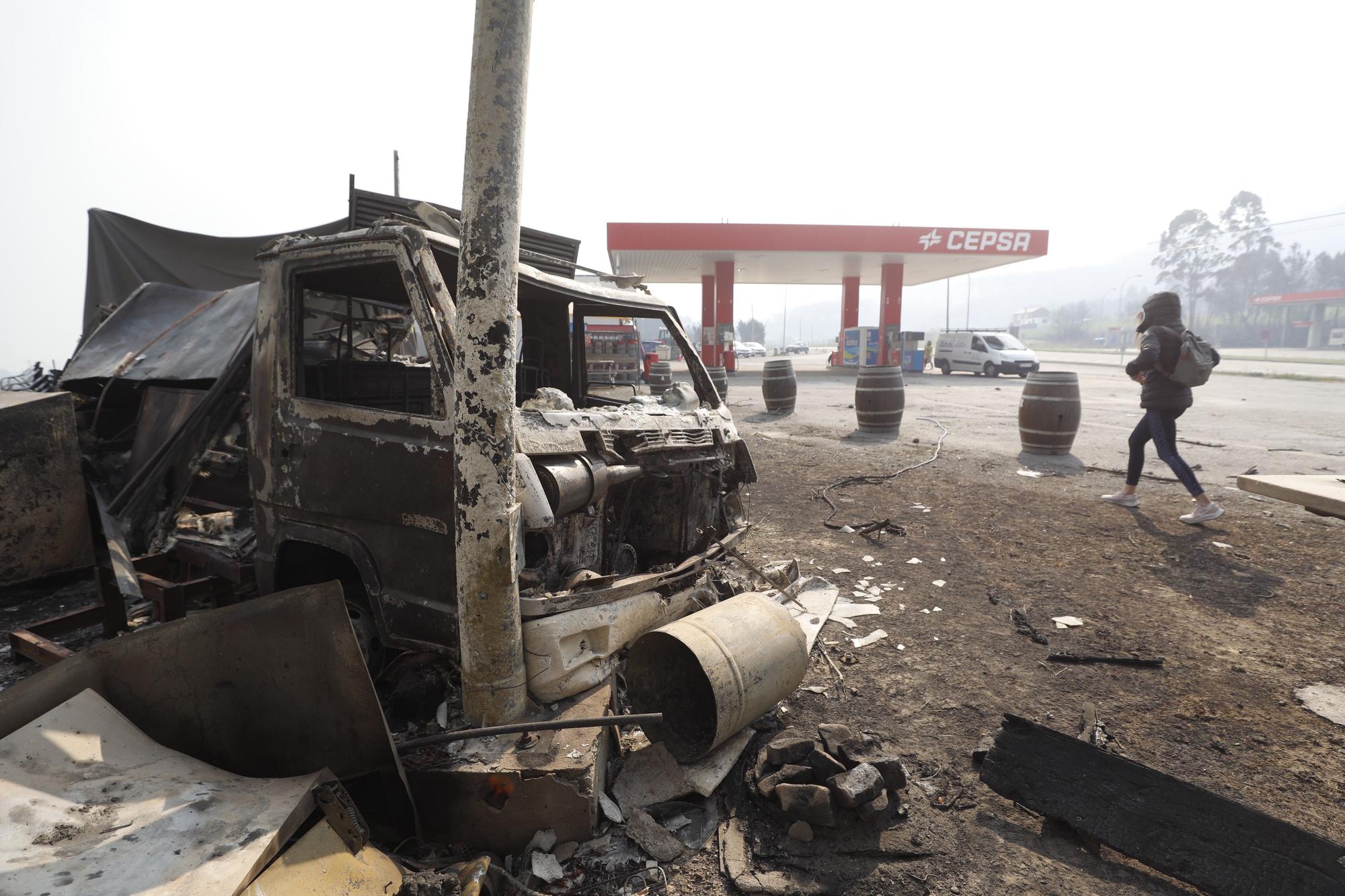 EN IMÁGENES: Gran oleada de incendios en Asturias