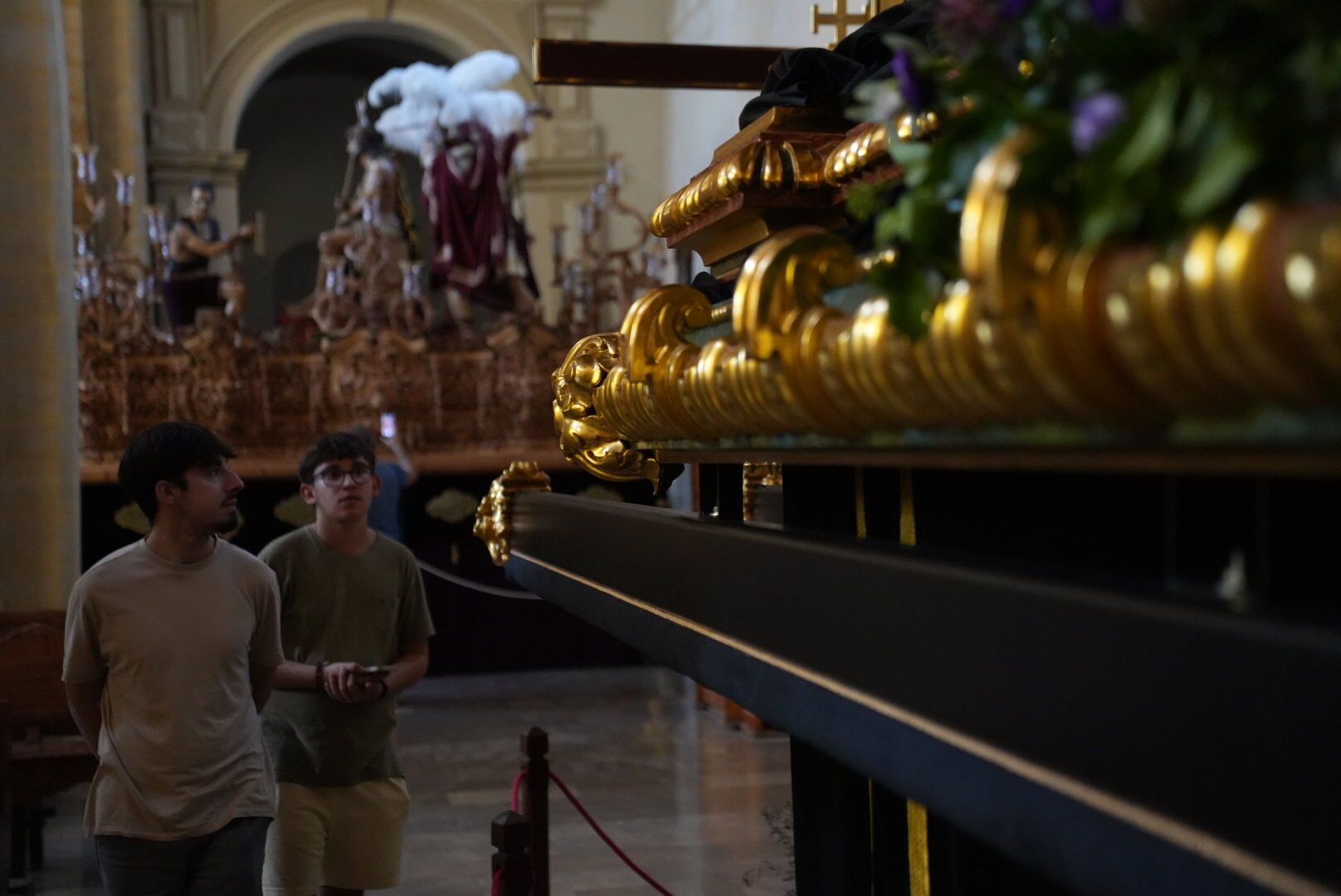 Nuestro Señor Jesucristo del Santo Sepulcro de El Carpio ya está en la iglesia de San Pedro