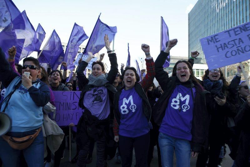 Concentraciones por el 8-M en Zaragoza