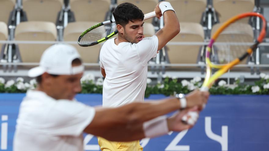 Tenis en los Juegos Olímpicos: Alcaraz y Nadal - González y Molteni, en directo