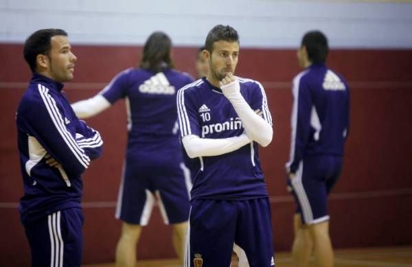 Entrenamiento del Real Zaragoza en el Príncipe Felipe