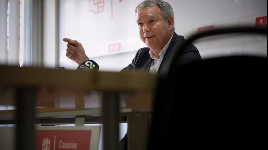 Sebastián Franquis en una rueda de prensa.