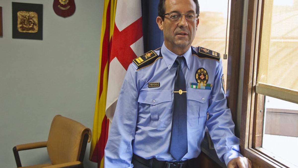 El jefe de la Guardia Urbana, Evelio Vázquez