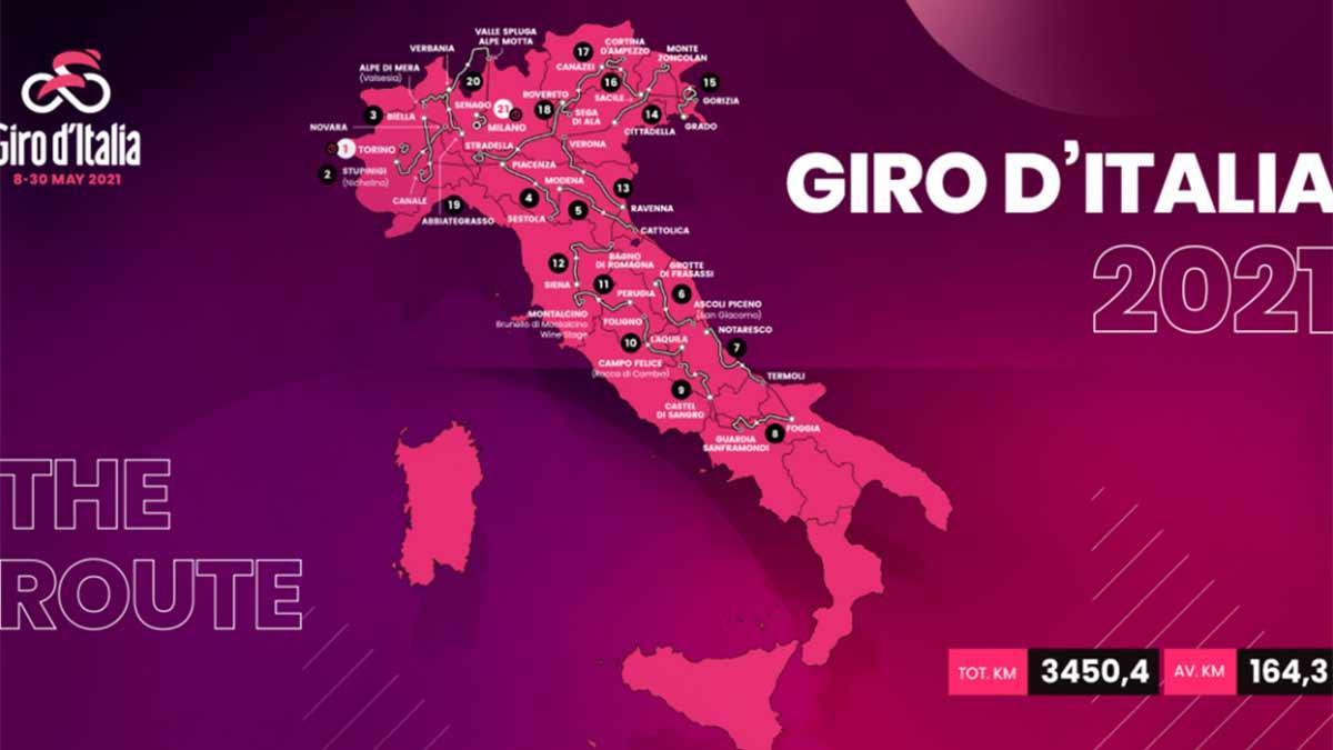 Se presentó el Giro de Italia 2021