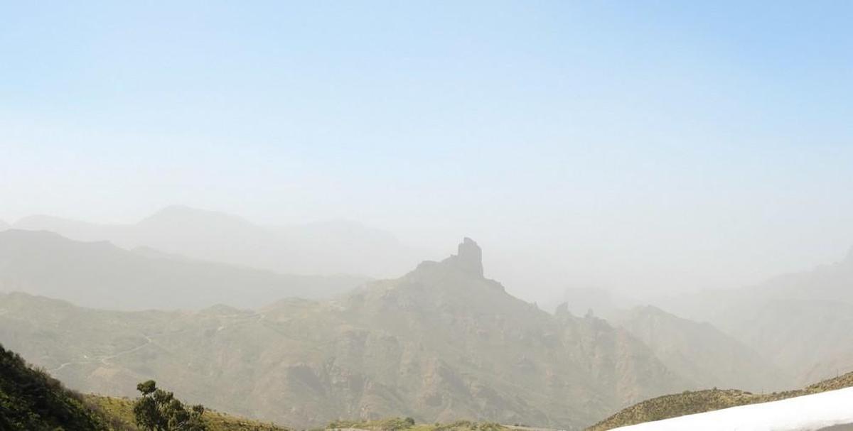 Calima en Gran Canaria (22-02-2019). Tejeda Calima en Gran Canaria (22-02-2019). Tejeda