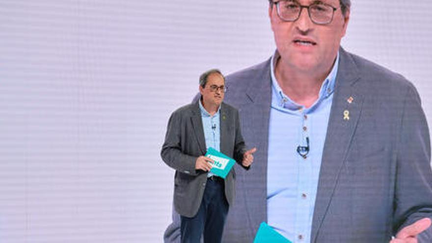 Quim Torra durant la seva intervenció |