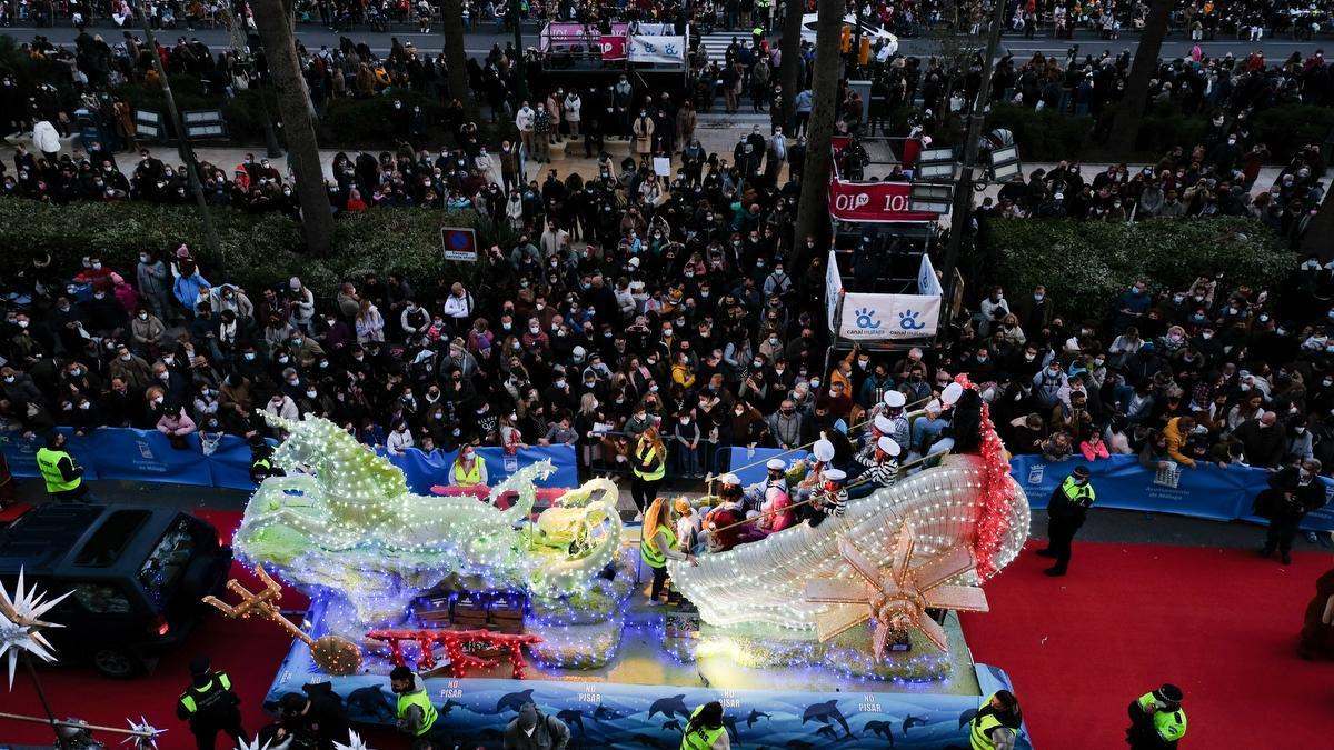 La Cabalgata de los Reyes Magos de Málaga de 2021