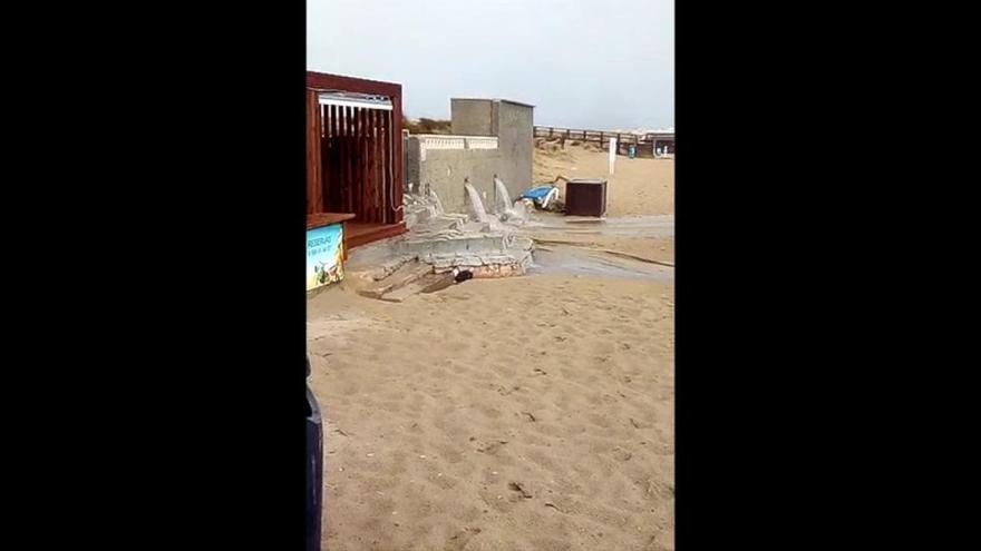 Así ha quedado Arenales tras el paso de la lluvia