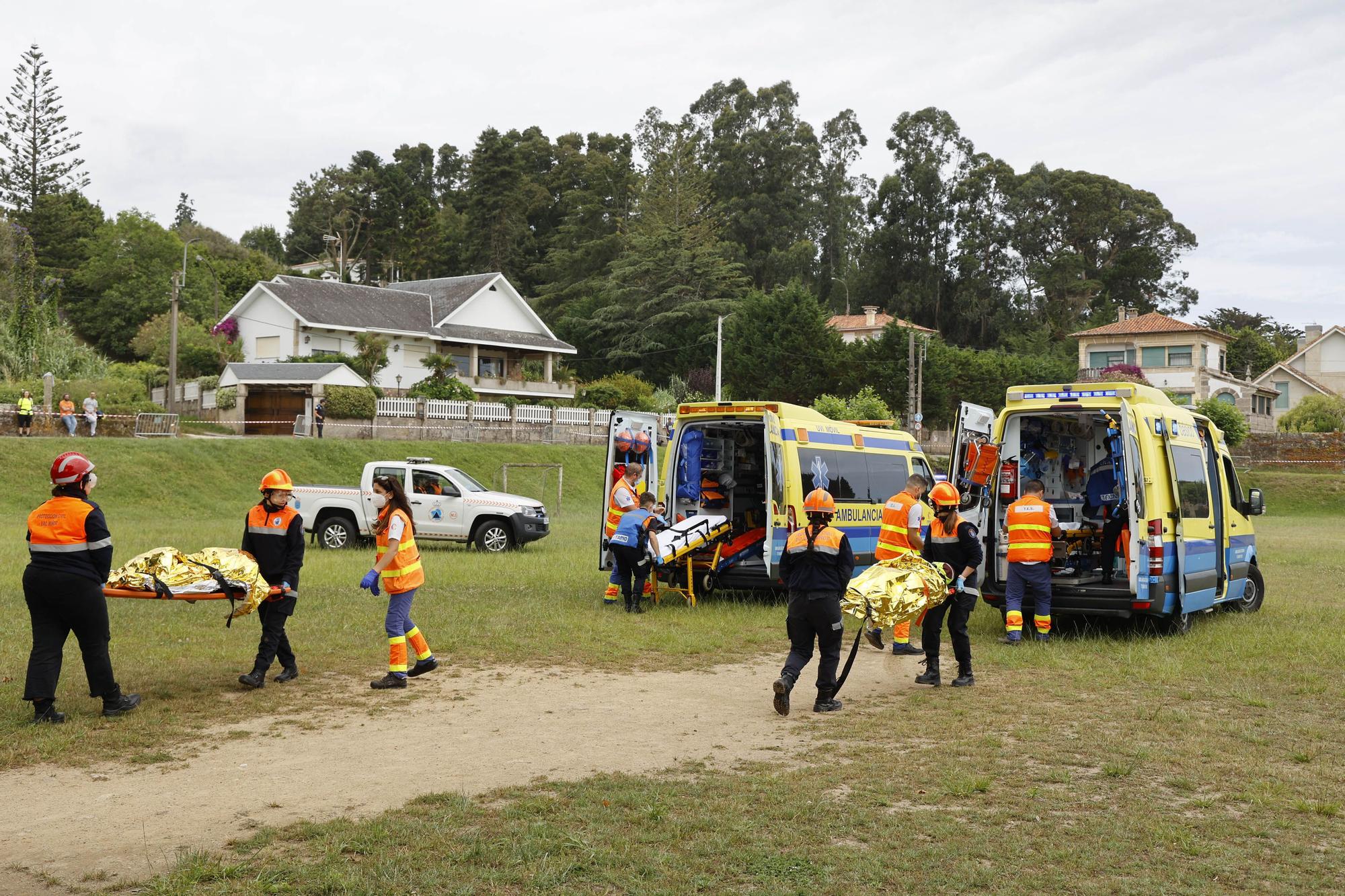 Así fue el rescate de película en Monteferro y Praia América