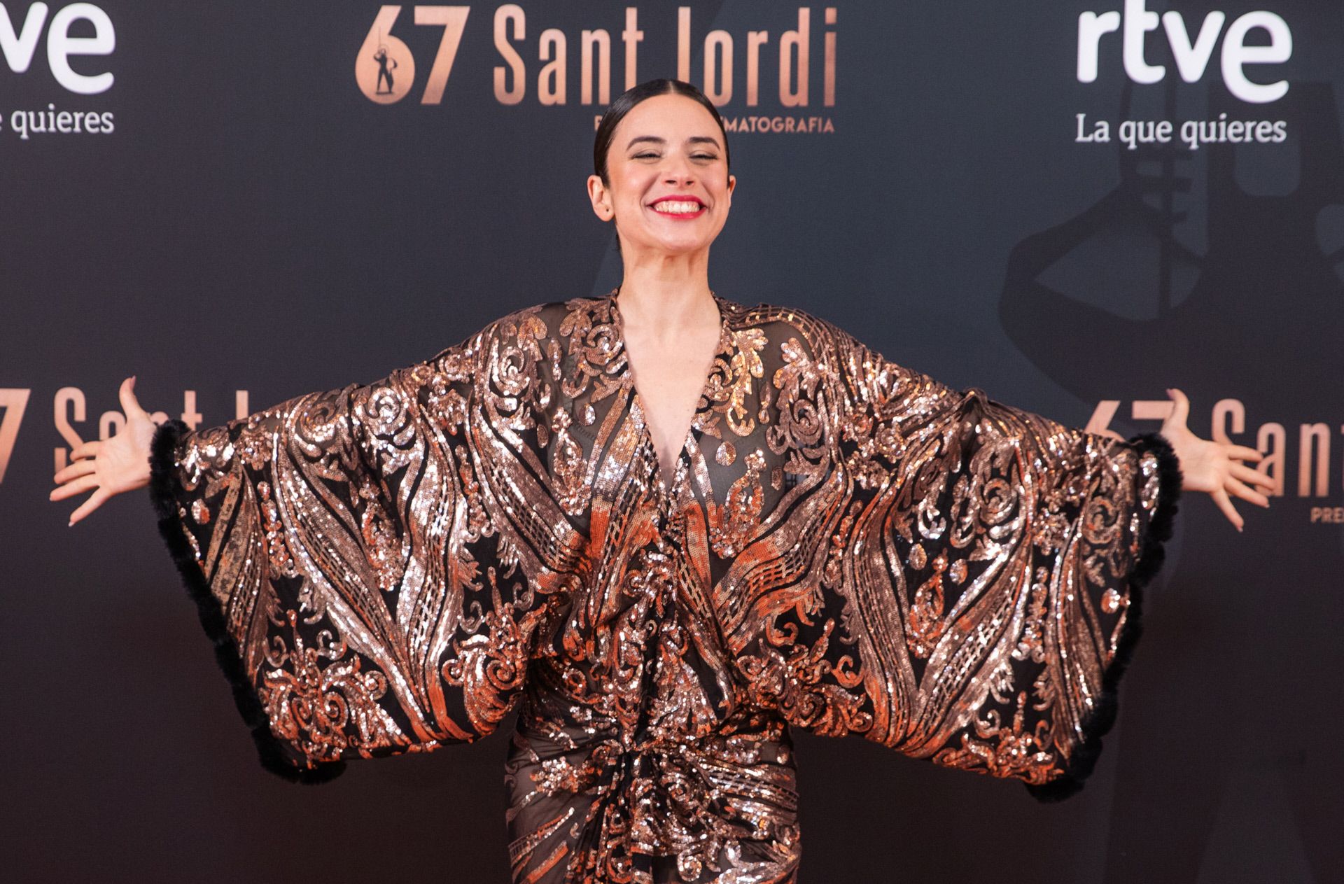 Blanca Paloma, candidata española a Eurovisión, en los Premios San Jordi de Cinematografía