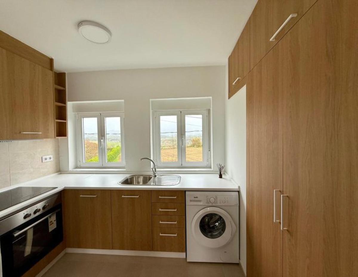 La cocina, totalmente equipada.