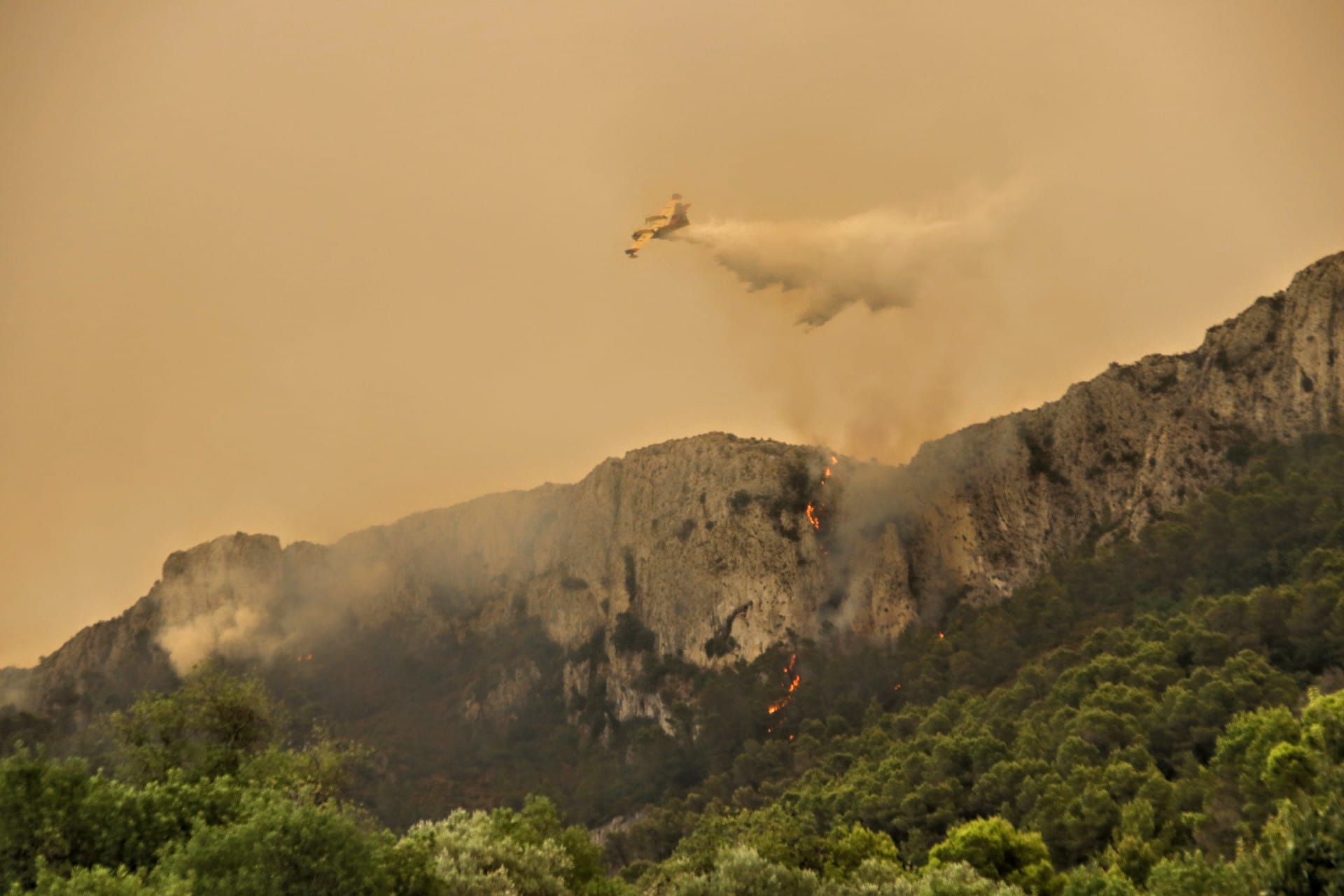 El incendio en la Vall d'Ebo calcina 2.200 hectáreas y se estudian desalojos