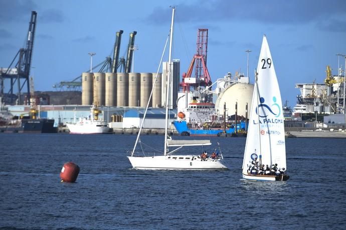 21-09-19 DEPORTES. BAHIA DEL PUERTO. LAS PALMAS DE GRAN CANARIA. Vela latina. Desempate Guanche-Tomás Morales por el título del Campeonato. Fotos: Juan Castro.  | 21/09/2019 | Fotógrafo: Juan Carlos Castro