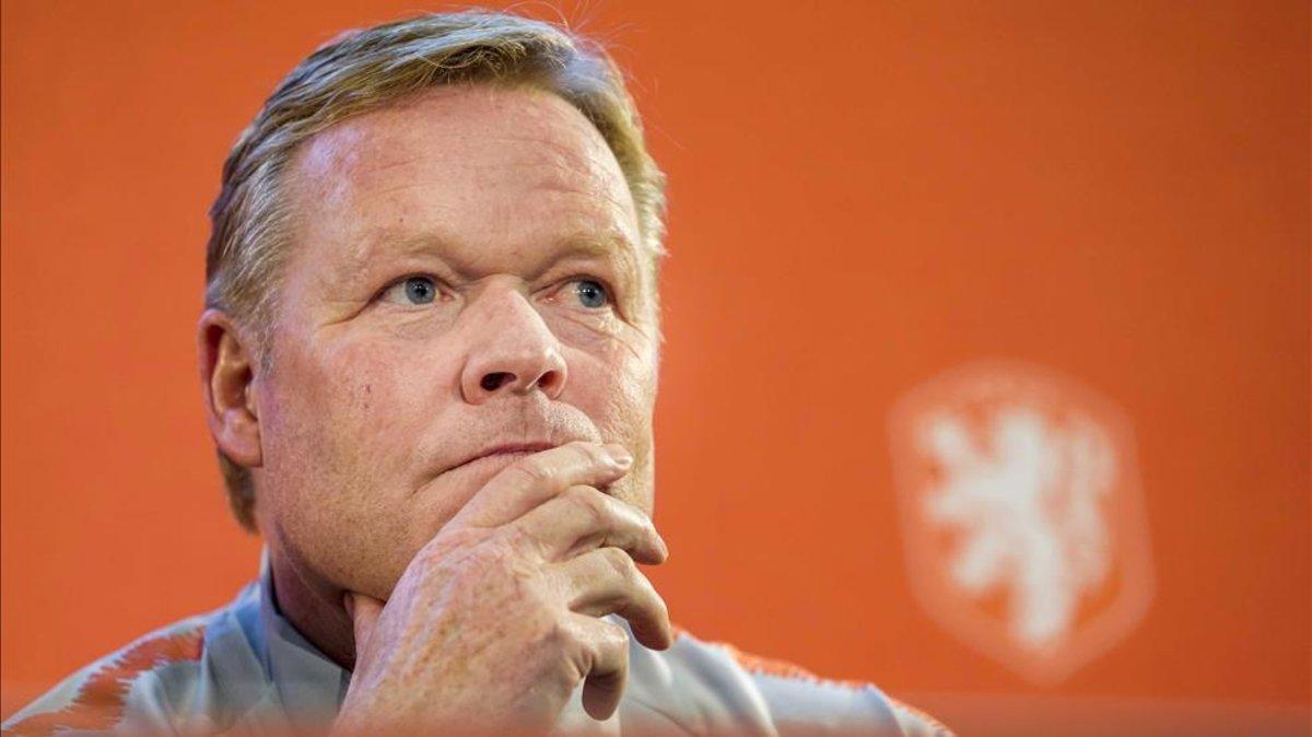 Koeman tiene contrato con la Federación Holandesa