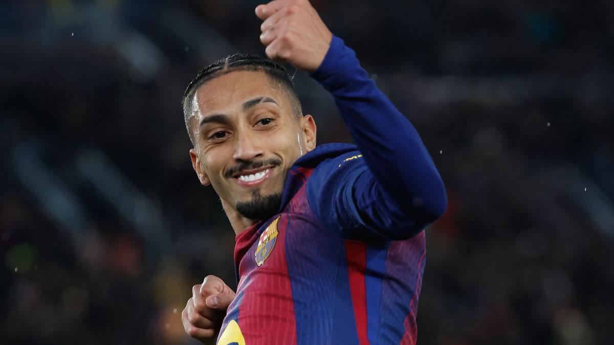 Raphinha, la gran novedad en el entrenamiento del Barça