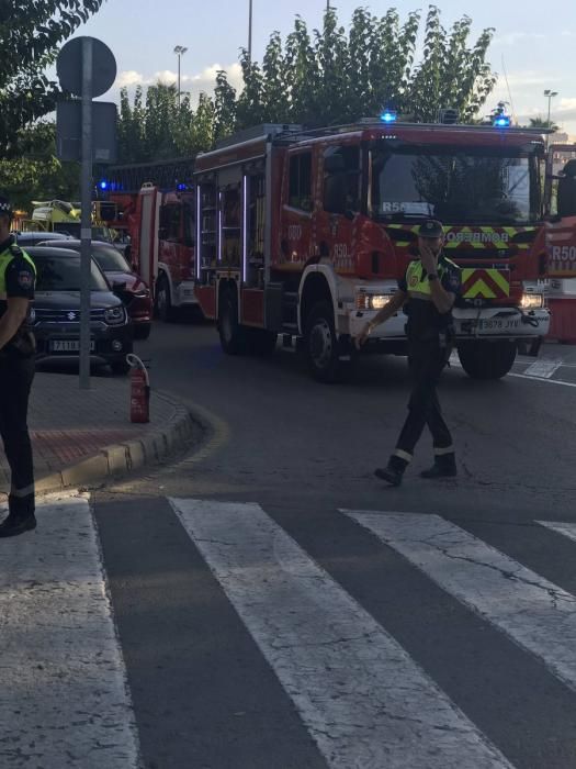 Susto en el colegio de Santa María de Gracia por un incendio en la despensa